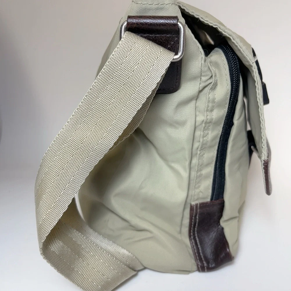 Derek Alexander Unisex Half Flap Front Organizer Crossbody Bag